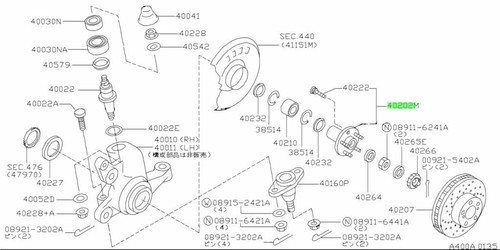 Hub assembly road wheel - hub,