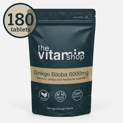 Ginkgo biloba 6000mg 180 - ginkgo,