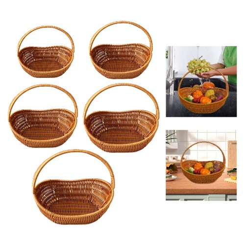 Outdoor woven picnic - woven, basket