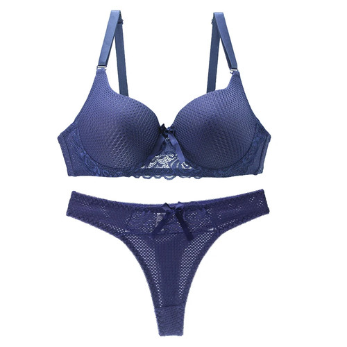 Push underwire lingerie set - underwire,
