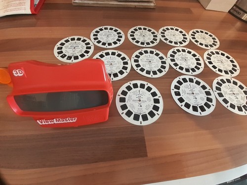 Vintage red view master - 3d, &
