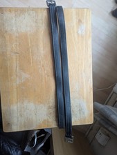 Whitaker Calfskin Stirrup Leathers Webbed Inner Black/Havana/Oak Brown 125-160cm