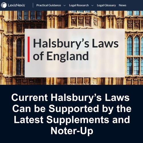 Current volumes halsbury s - of, halsbury's