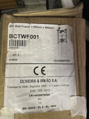 Wall hung toilet - wall,