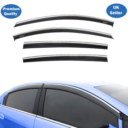 Chrome window wind deflector - window,