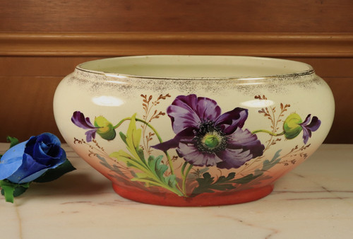 Antique french pottery - french, planter