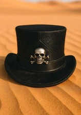 Steampunk cowhide leather