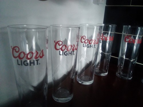 Six coors light beer half - six,