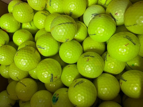 Yellow titleist pro - pro, v1x
