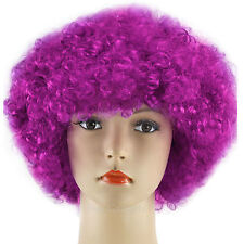 CURLY AFRO FANCY DRESS WIGS FUNKY DISCO CLOWN STYLE MENS/LADIES COSTUME 70S HAIR