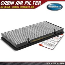 Pollen / Cabin Filter Activated Carbon for Vauxhall Vivaro A X83 Renault Opel