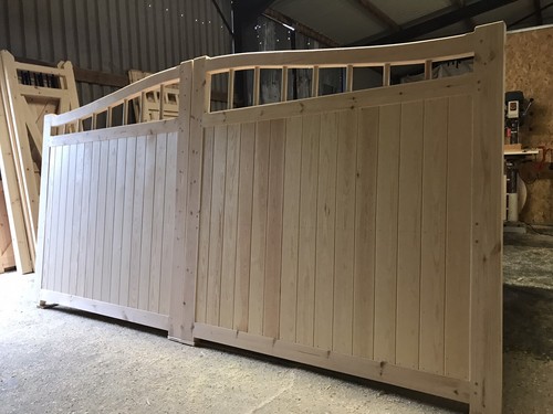Large wooden swan neck - large, gates