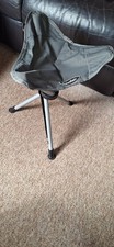 Grey Folding Tripod Stool – Sunnflair Portable Camping Travel Seat