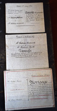 3 x Vellum Indentures