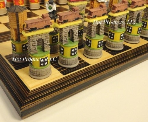 Train chess set - chess,