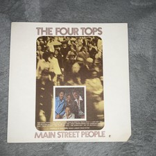 The Four Tops Main Street People LP Vinyl 1973 ABCDunhill damage to album cover 