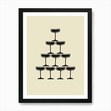 Beige Champagne Prosecco