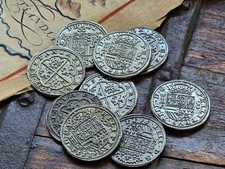 Piece Of Eight Spanish Armada Pirate Treasure Cosplay  "Silver" One Coin
