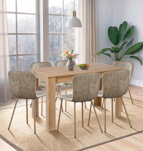 Dining table set - set,, oak