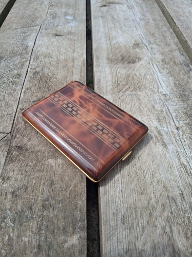 Vintage 1930 cigarette case - vintage,