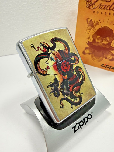 Genuine zippo lighter tattoo - genuine,