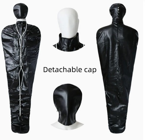 Bdsm leather bondage sleep - bdsm,