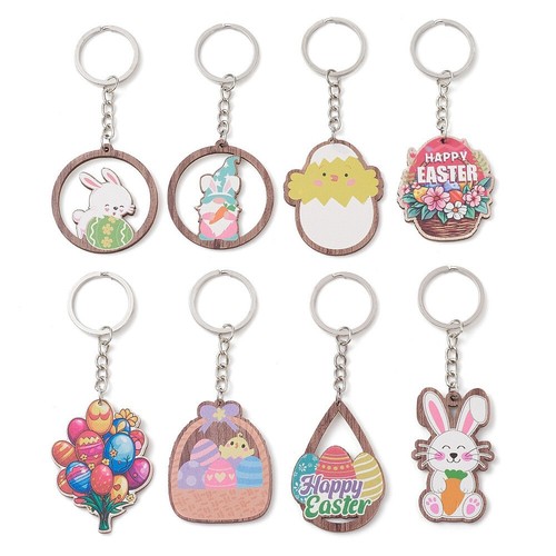 Set easter printed wooden - 8,
