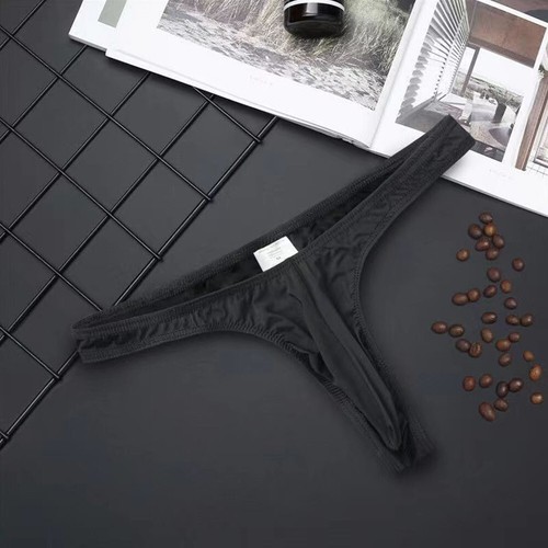 Mens thong sexy silk seamless - mens,