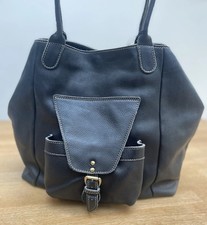 Blondie Mania Ulundi Black Leather Handbag Shoulder Bag RRP £279 37 x 36 x 15 cm