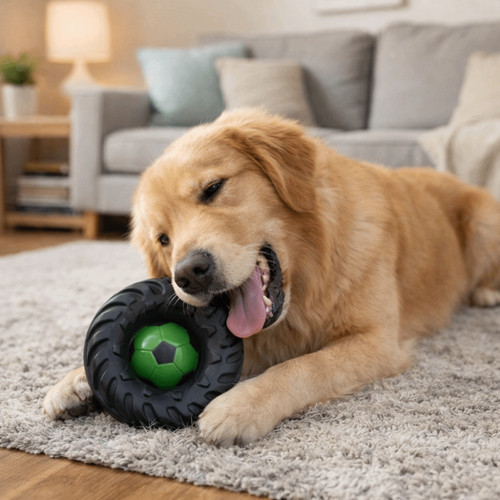 Elasticity tire shaped - tire-shaped, dog