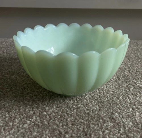 Milk glass sundae - milk, dish