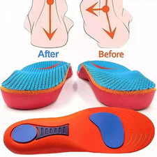 New Deep Memory Foam Comfort Insoles Orthopaedic Mens Ladies Shoe Size 3 -12 UK