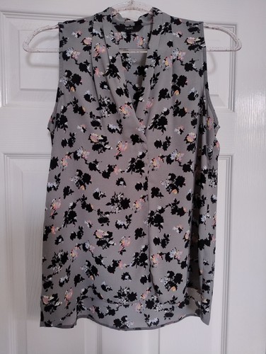 Next grey floral top blouse - next,