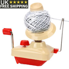 Manual Knitting Roll String Yarn Fiber Wool Thread Ball Winder Holder Machine UK
