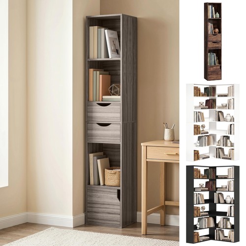 Bookcase with drawers - bookcase,