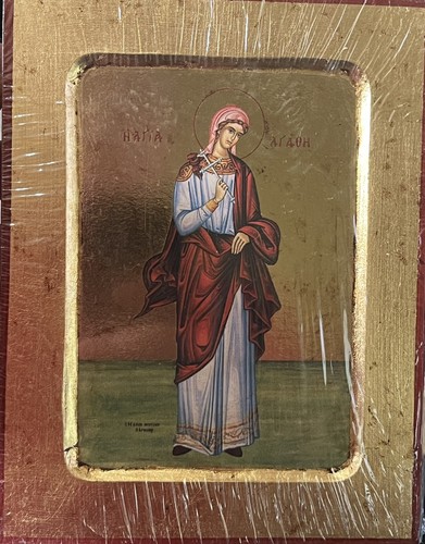 Saint agatha icon - saint,