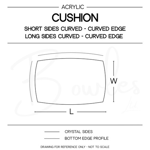 Cushion bottom edge curved - bottom,
