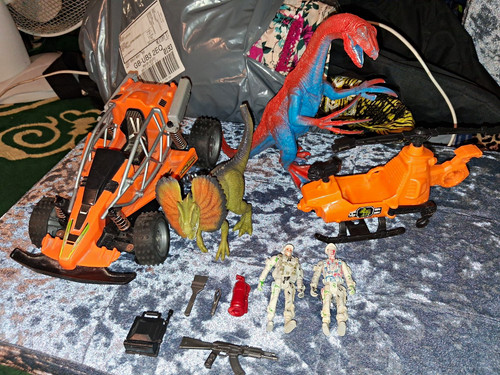 Dinosaur toy bundle playset - toy,