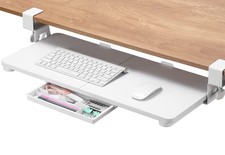 ETHU Clamp Keyboard Tray Under Desk, 26.7", Ergonomic Mount RRP £42
