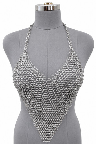 Medieval aluminum chainmail - aluminum,