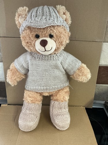 Teddy bear jumper,socks,hat
