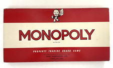 ** Vintage 1961 Monopoly Board