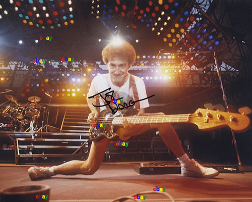 John deacon signed - deacon, reprint