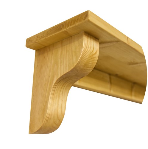 Handmade wooden mantel shelf - wooden,