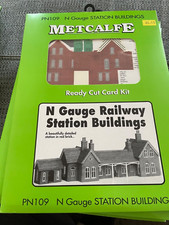METCALFE N GAUGE KITS - PN109 - RAILWAY STATION BUILDINGS