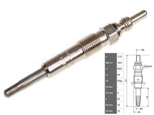 Fits fast ft82726 glow plug - ft82726,