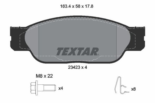 2342301 brake pad - 2342301, disc