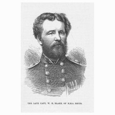 Captain W.H Blake of HMS Druid