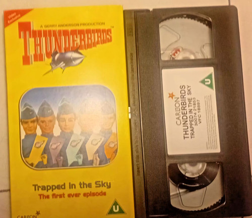 Vintage thunderbirds vhs tape - vintage,
