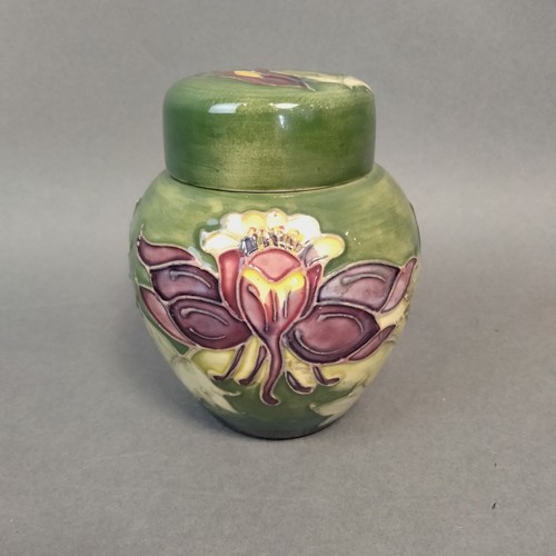 Moorcroft ginger jar green - ginger,